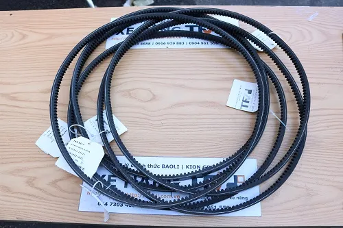 Dây curoa quạt xe nâng động cơ Nissan K15 K21 hiệu Folangsi