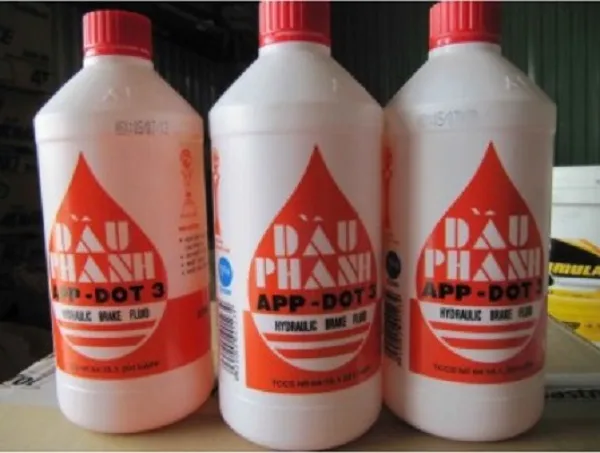 Dầu phanh xe nâng APP DOT 3 quy cách 1 lít tại kho TFV