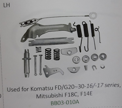 Bộ lò xo phanh xe nâng Komatsu