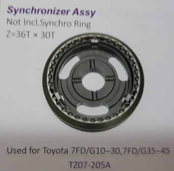 Bộ đồng tốc hộp số xe nâng Toyota