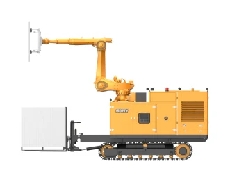 Robot lắp tấm pin Sany nhìn ngang bên phải