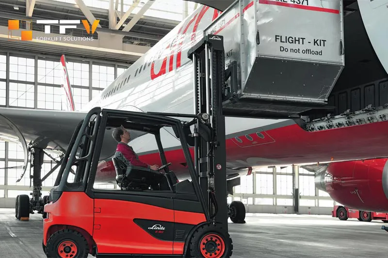 Nhu cầu sử dụng xe nâng ngành hàng không