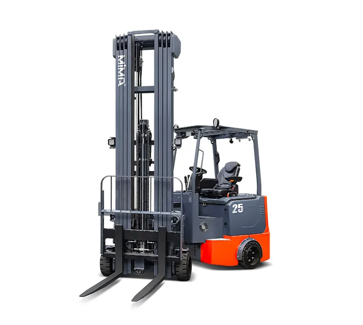Xe nâng điện khớp nối MiMA MJD25 nhìn chéo trước