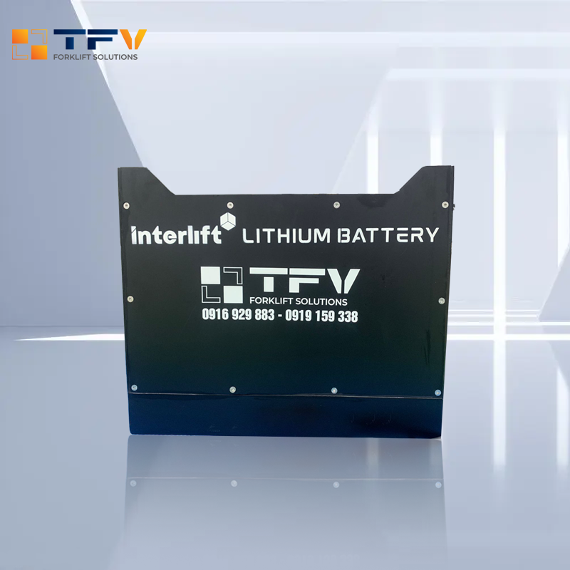 Pin lithium xe nâng Interlift chính hãng