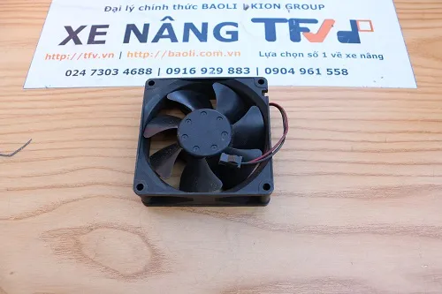 Quạt làm mát motor xe nâng điện 24V DC khung vuông bắt vít bốn góc