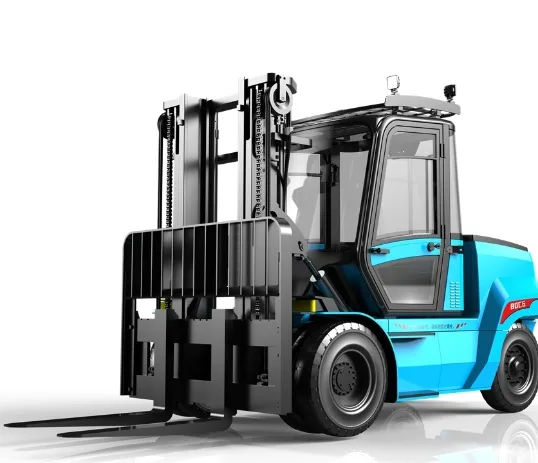 Xe nâng điện Sany SCP80C6 nhìn chéo phía trước
