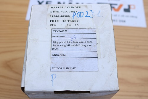 Tổng phanh xe nâng FD20-3, F18B, F14C-91346-40300 mã 91346-40300. Mã P.00231