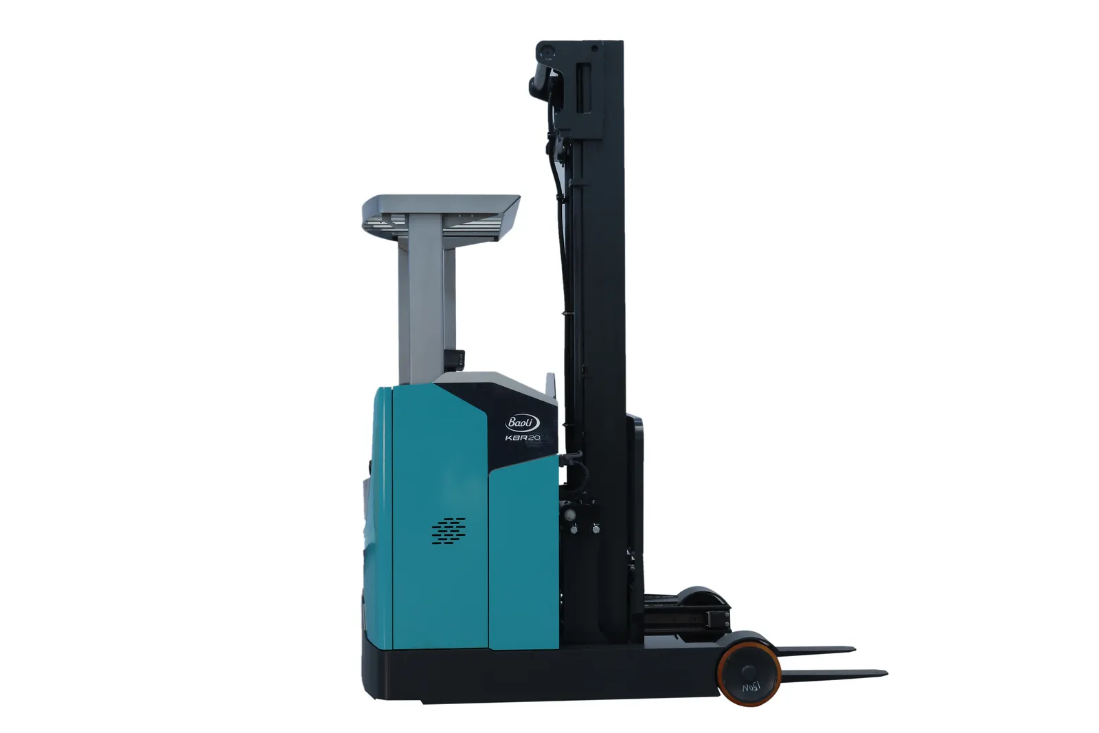 Xe nâng reach truck Baoli KBR16-20 nhìn ngang