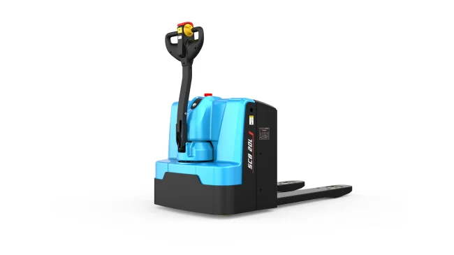 Xe nâng tay điện Sany SCB20L nhìn chéo