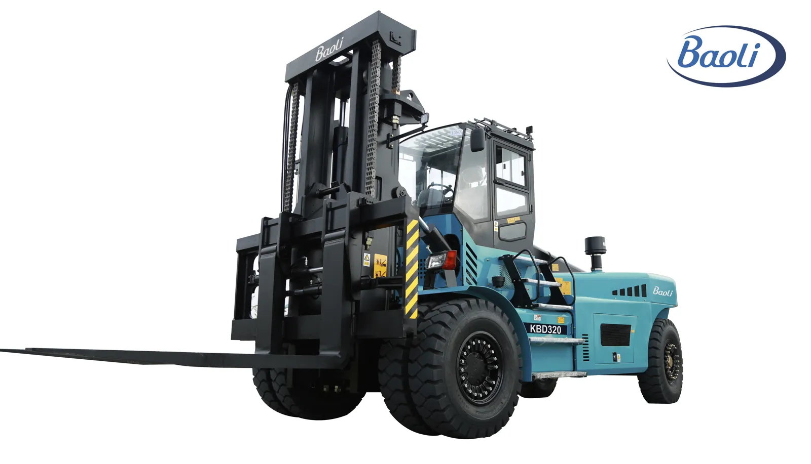 Xe nâng dầu Baoli KBD300 — nhìn chéo phía trước