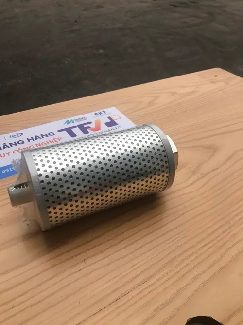 Lọc hồi thủy lực xe nâng TCM 214A7-52081 nhìn từ thân lọc