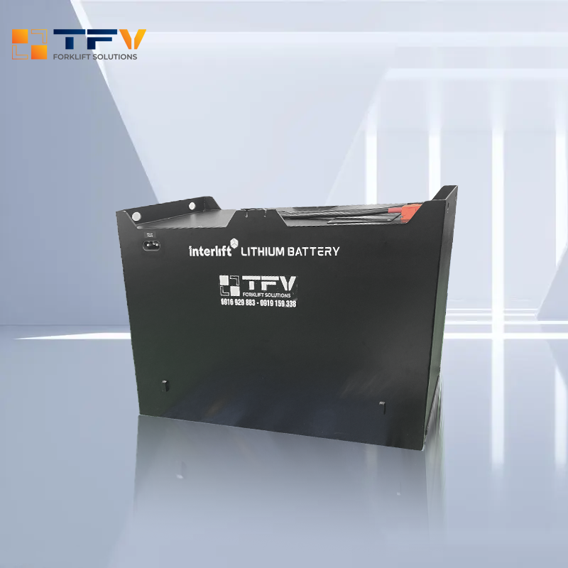 Bộ pin lithium xe nâng kèm BMS và bộ sạc tương thích