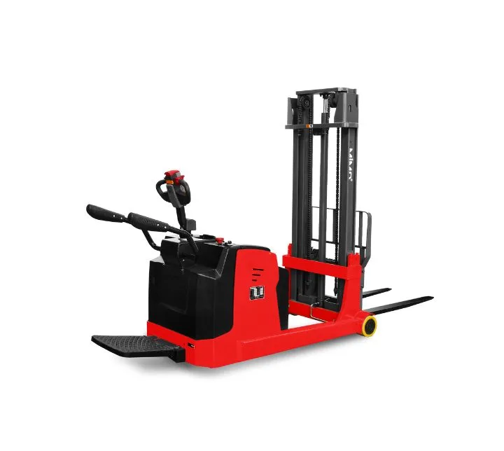Xe nâng stacker MiMA MBB16 — nhìn ngang bên phải