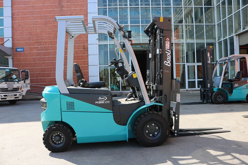 Xe nâng điện 2.5 tấn,hiệu Kion Baoli KBE25-01 Khung container VFHM4700 Mới 100%