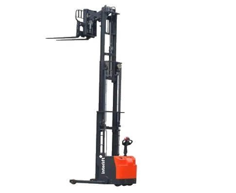 Xe nâng reach truck Interlift Q15GC càng cắt kéo