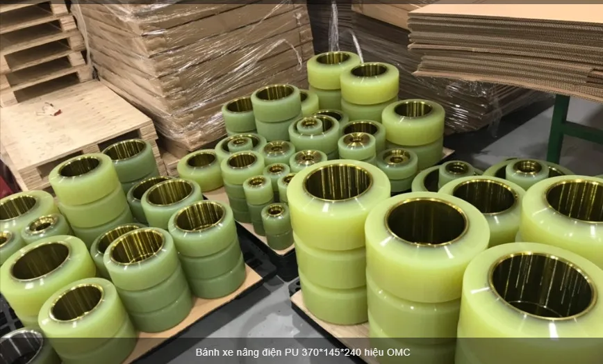 Bánh tải và bánh lái xe nâng đứng lái 2,0–2,5 tấn chịu lực khác nhau