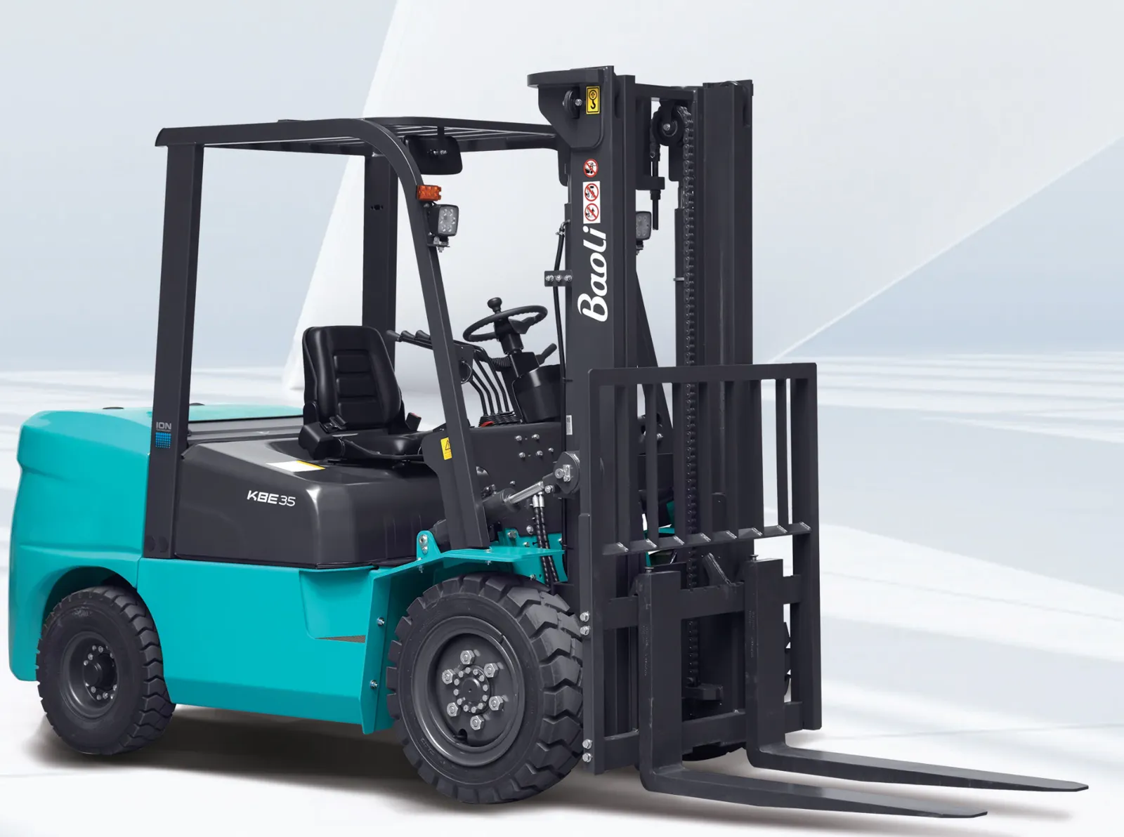 Xe nâng điện Baoli KBE38-X1B 3,8 tấn toàn cảnh