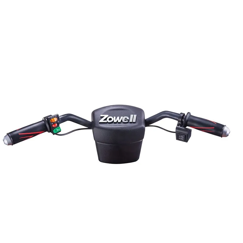 Xe kéo điện Zowell XT20: tay lái hai tay nắm, đèn cảnh báo trên cột sau