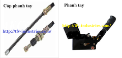 Cáp phanh tay xe nâng, Linde