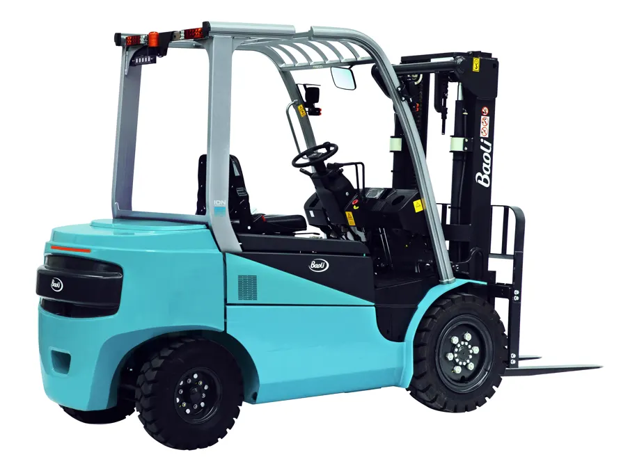 Xe nâng điện Baoli KBE20S-Li-01 — nhìn chéo sau bên phải
