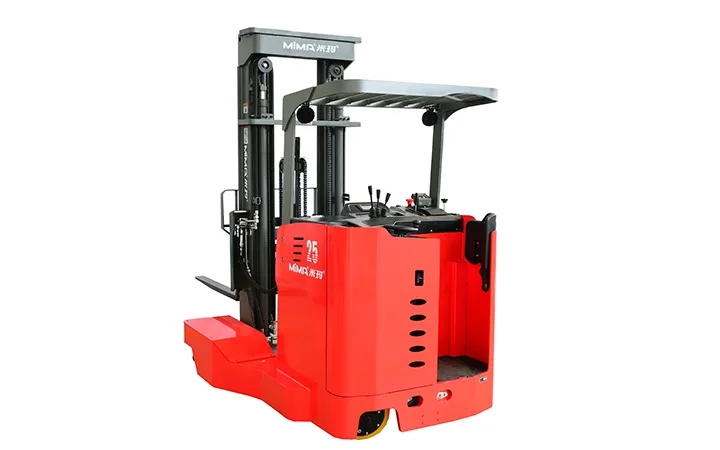 Xe nâng đa hướng MiMA MQ — nhìn chéo phía sau, khung nâng