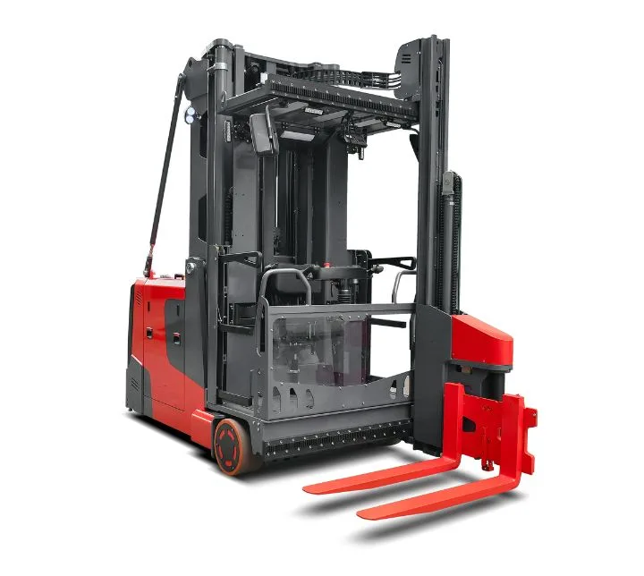 Xe nâng 3 chiều Man-up MiMA MCC16U nhìn chéo trước trái