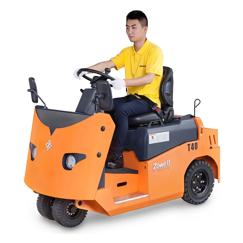 Xe kéo điện Zowell XTA40: ngồi lái, kéo 4 tấn, chạy 7 / 13 km/h