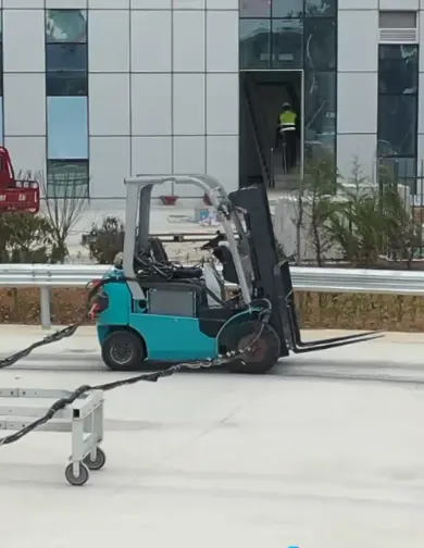 Xe nâng điện Baoli KBE15-Li-01 — thử nghiệm ổn định
