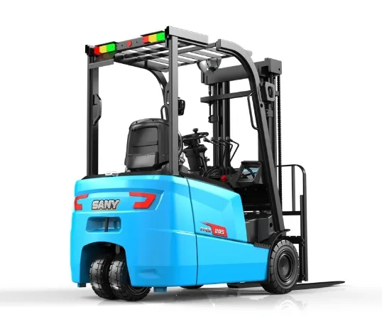 Xe nâng điện 3 bánh Sany nhìn phía sau