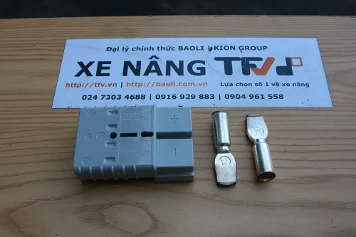 Giắc kết nối ắc quy xe nâng 350A 600V mã P.00344 tại kho TFV