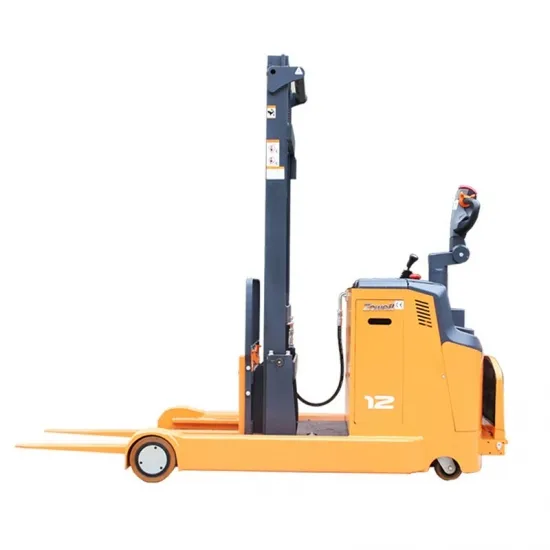 Xe nâng reach stacker Zowell XRA12 — nhìn ngang