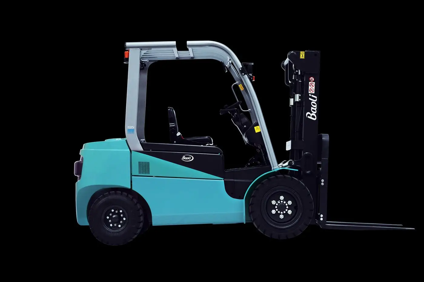 Xe nâng điện Baoli KBE35-Li-01 — nhìn ngang bên phải