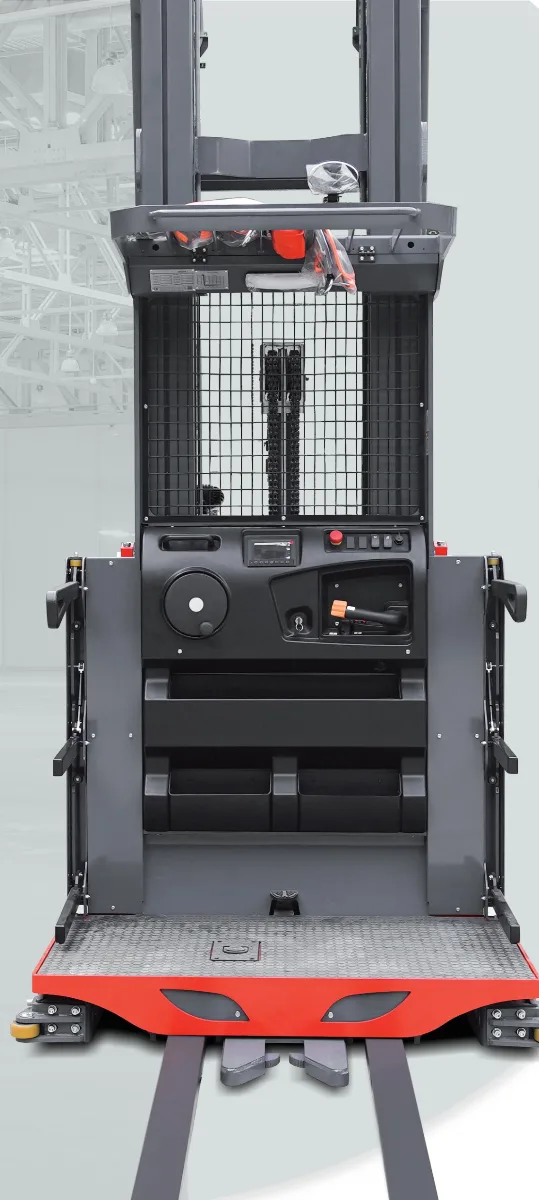 Sàn thao tác xe nâng lấy hàng MiMA 1MH13U-T nhìn thẳng