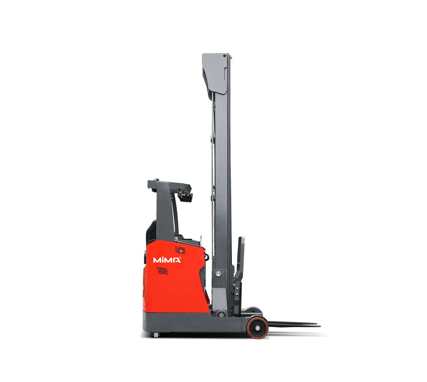 Xe nâng reach truck MiMA MFZ-L16H nhìn ngang