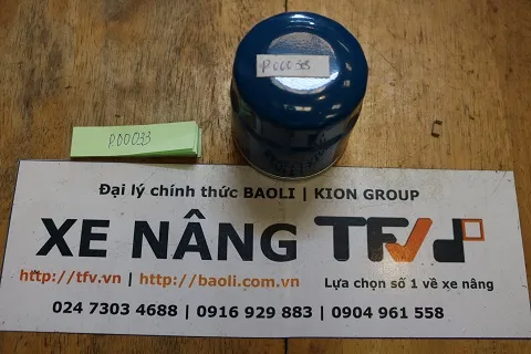Lọc dầu động cơ xe nâng P.00033 nhìn từ góc khác