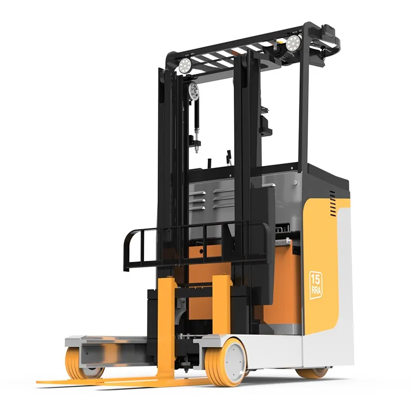 Xe nâng reach truck Zowell FRA115 nhìn chéo phía trước
