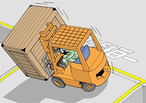 Xe nâng trượt trên dốc? Đây là cách lái đúng để không gặp tai nạn