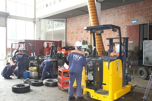 Thủy lực xe nâng: Nguyên lý, sửa chữa và thay thế phụ tùng