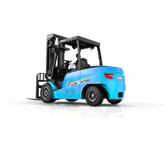 Xe nâng điện Sany SCP50C6 — nhìn chéo phía sau