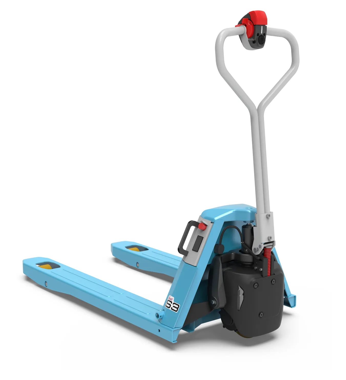 Xe nâng tay điện Baoli EP15 nhìn chéo bên phải