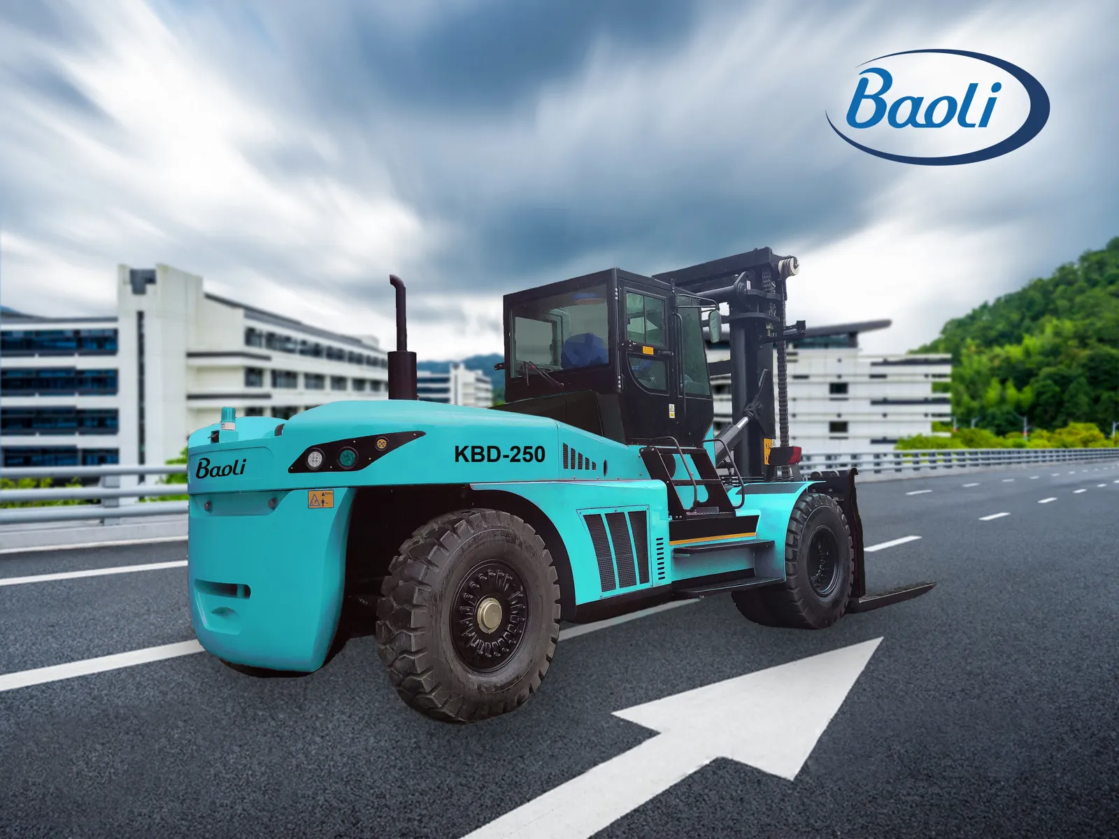 Xe nâng dầu Baoli KBD250CVT 25 tấn