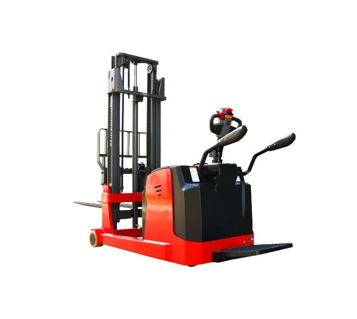 Xe nâng stacker MiMA MBB20 — nhìn thẳng phía sau