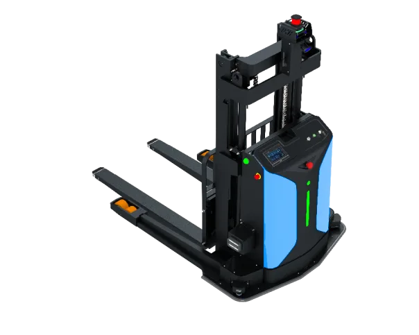 An toàn 360°: hàng, xe và người — Xe nâng tự động chân rộng Sany 2 tấn (straddle)