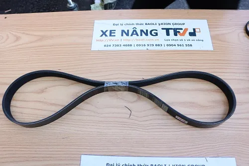 Dây curoa động cơ 14Z kéo quạt, bơm nước và máy phát xe nâng Toyota