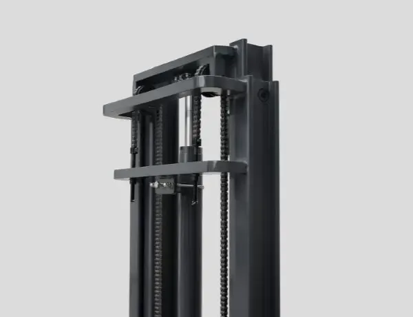 Xe nâng stacker MiMA MBB16 — khung nâng