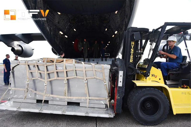 Thuê xe nâng ngành hàng không: Giải pháp vận hành hiệu quả cho sân bay và hãng bay