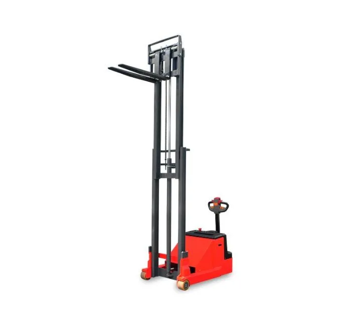 Xe nâng stacker MiMA MBB — khung nâng cao