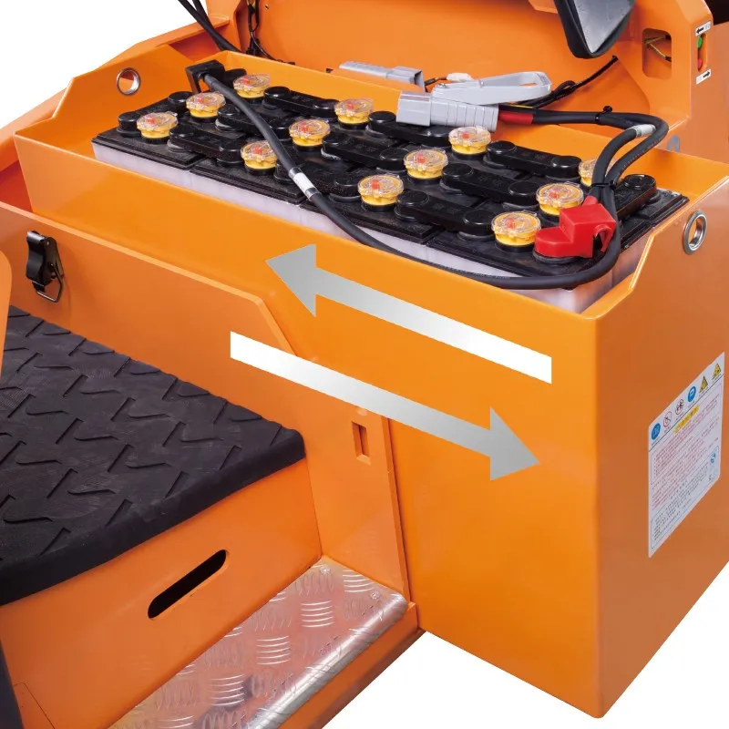 Xe kéo điện Zowell XTA40: pin 24v/280ah kéo ra bên hông