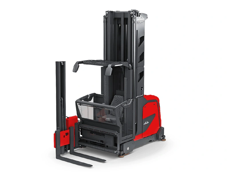 Xe nâng ba hướng Linde cho kho lối đi siêu hẹp